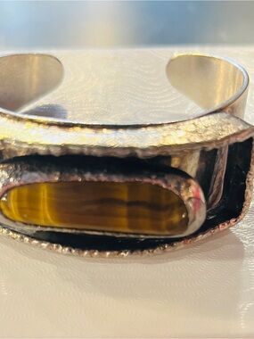 Brutalist Signed Danish Designer Bracelet 1970s